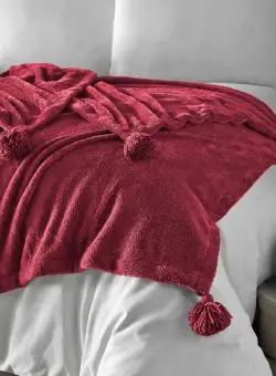 Pătură Puff Red, 160 x 200 cm