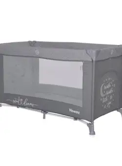 Patut pliabil Lorelli, Noemi, 1 nivel, 120x60 cm, Cool Grey Star