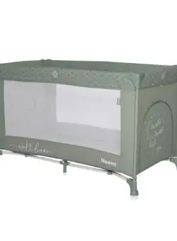 Patut pliabil Lorelli, Noemi, 1 nivel, 120x60 cm, Iceberg Green Star