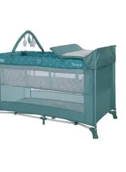 Patut pliabil Lorelli, Torino Plus, 2 nivele cu accesorii, Arctic Floral