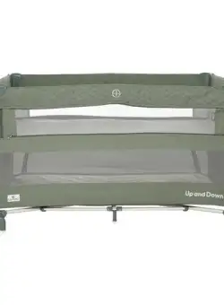 Patut pliabil Lorelli, Up and Down, laterala culisanta, Iceberg Green Teddy Bear