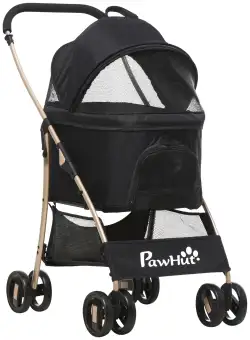 PawHut Cărucior Detasabil 3 în 1 pentru Animale de Companie Călătorie pentru Câini și Pisici Geantă de Transport | Aosom Romania