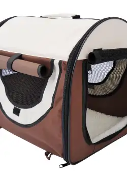 PawHut Geantă de Transport pentru Câini și Pisici, Spațioasă și Confortabilă, 61x46x51cm | Aosom Romania
