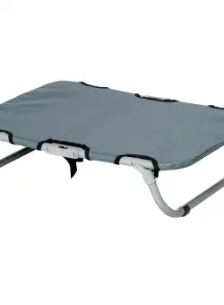 PawHut Pat Pliabil pentru Câini din Oțel și Oxford, Ușor de Curățat, Gri, 59x46x15cm | Aosom Romania