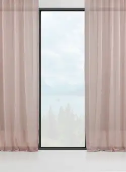 Perdea transparentă Classic 2, Roz, 140x245 cm