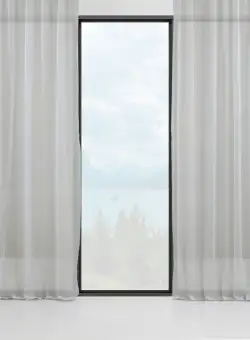 Perdea transparentă Honey 2, Crem, 140x245 cm