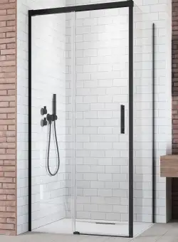 Perete lateral Radaway Idea Black S1 80 R dreapta 80cm profil negru