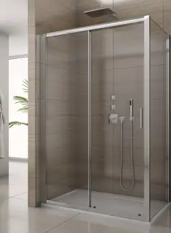 Perete lateral SanSwiss Salia 80 cm sticla securizata 6 mm