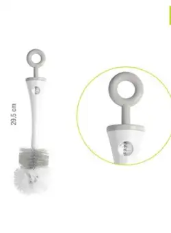 Perie biberoane 2 in 1 cu suport