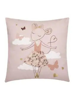 Perna Decorativa Mouse Pink, 40 x 40 Cm