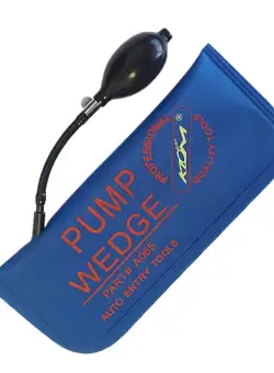 Perna pneumatica cu pompa manuala pentru deschiderea usii masinii Techstar® CDT-23, 28 x 12.5 cm, 100 kg/forta, Albastru