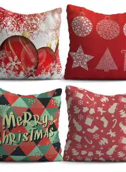 Perna Set (4 Pieces) NYXMAS18, Multicolor, 5x43x43 cm