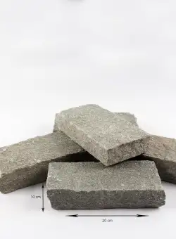 Piatra Cubica Ardezie Kavala Natur, 20 x 10 x 5-7 cm