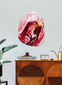 Pictură decorativă din sticlă temperată UV-1110, Multicolor, 35x50 cm