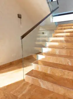 Piese Speciale Travertin Peach Cross Cut Polisat, 2 cm