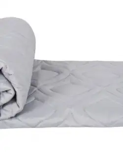 Pilota de vara Belina din microfibra, gri, 150x200 cm