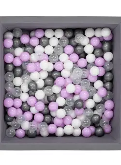 Piscina Uscata Pentru Copii Patrat, 90x30x90 cm