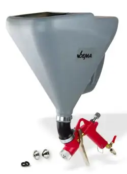 Pistol cu aer comprimat cu duze pentru diferite materiale DWS 7500 Dema 24602