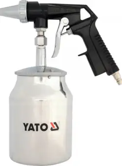 Pistol pentru sablat YATO, rezervor metalic, 1l, 6.3mm