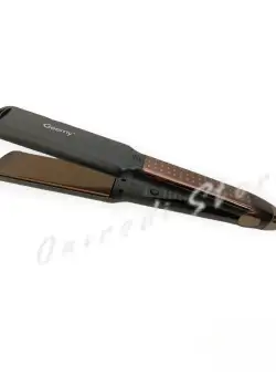 Placa Pentru Indreptat Parul, Indicator LED Temperatura, Cablu Rotativ, Buton ON/OFF, Geemy GM2808, Negru