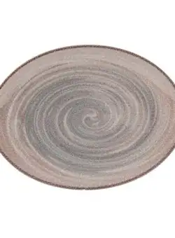 Platou portelan Ionia Dini Gri 26 cm