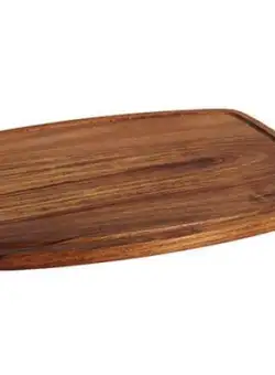 Platou servire rectangular Viejo Valle Acacia 37 x 27.4 x 1.5 cm