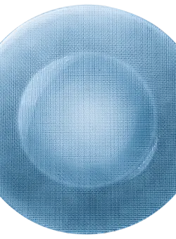 Platou sticla albastru Bormioli Inca 31 cm