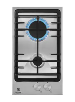 Plita Gaz Electrolux EGG3322NVX, 2 Arzatoare Gaz, Inox, 30 Cm