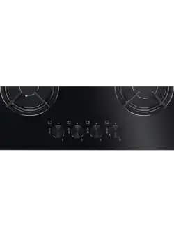 Plita Gaz Electrolux EGT6242NVK, 4 Arzatoare Gaz, Negru, 60 Cm