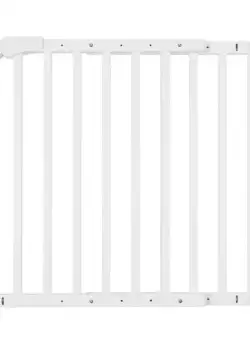 Poarta de siguranta lemn Childhome Maestro 73.5-104 cm Alb