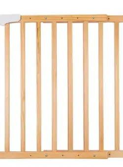 Poarta de siguranta lemn Childhome Maestro 73.5-104 cm Natural