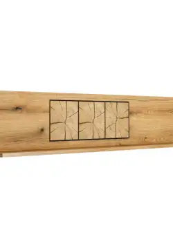 Polita Dakota White, Alb Si Natur, 150 Cm