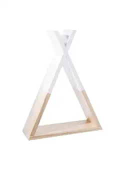 Polita Indian Alb, Pin, 30 x 10 x 39 cm