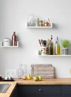 Polita White, Alb, 60 x 15 x 10 Cm