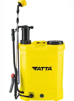 Pompa pentru stropit (vermorel) Tatta TP-2018AM, cu acumulator si actionare manuala, 12V 8Ah, incarcator 1 A, motor 3.6LPM, rezervor tip rucsac, 20 l
