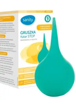Pompa piriforma Sanity Stop nr.9, nas si urechi, pentru copii 1 an+, Verde