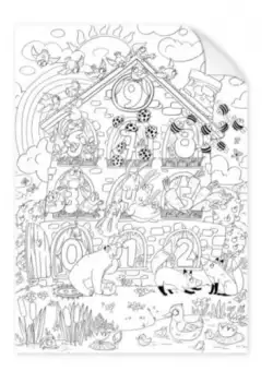 Poster de colorat Numere