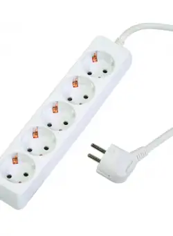 Prelungitor 5 prize 1.5mx1.5mm fara intrerupator Makalon