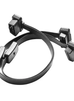 Prelungitor Cablu Adaptor Techstar®, 2 in 1 la OBD2 16 Pin, 50cm, Buton ON/OFF individual