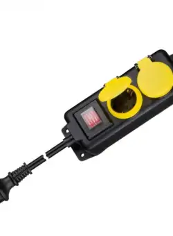 Prelungitor pentru exterior cu comutator Filmer 20838, 1.4 m