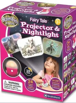 Proiector 2 in 1 Brainstorm Taramul zanelor E2051, 3 Discuri, 3+ ani (Multicolor)