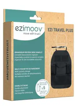 Protectie spatar cu organiser Ezimoov Travel Plus EZ-1302, Eco friendly (Negru)