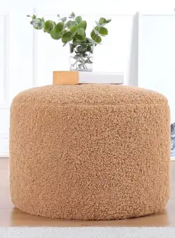Puf Skylee, Cafea, 54x39x54 cm