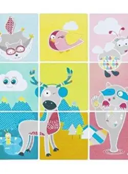  Puzzle Badabulle pentru baita, 9 piese