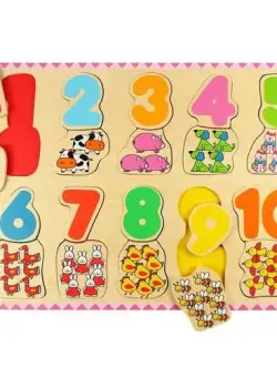 Puzzle BigJigs numere si culori