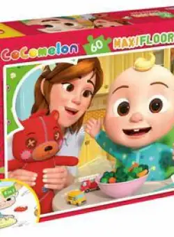 Puzzle de colorat maxi - Cocomelon la masa (60 piese)