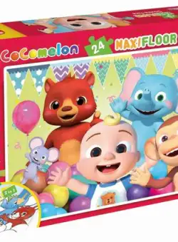 Puzzle de colorat maxi - Cocomelon si prietenii (24 piese)