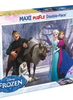Puzzle de colorat maxi Lisciani Elsa si prietenii L46874, 3+ ani, 60 Piese (Multicolor)