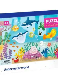 Puzzle - Distractie cu animalute marine ( 60 piese)