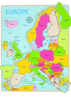 Puzzle incastru BigJigs Europa BJ048